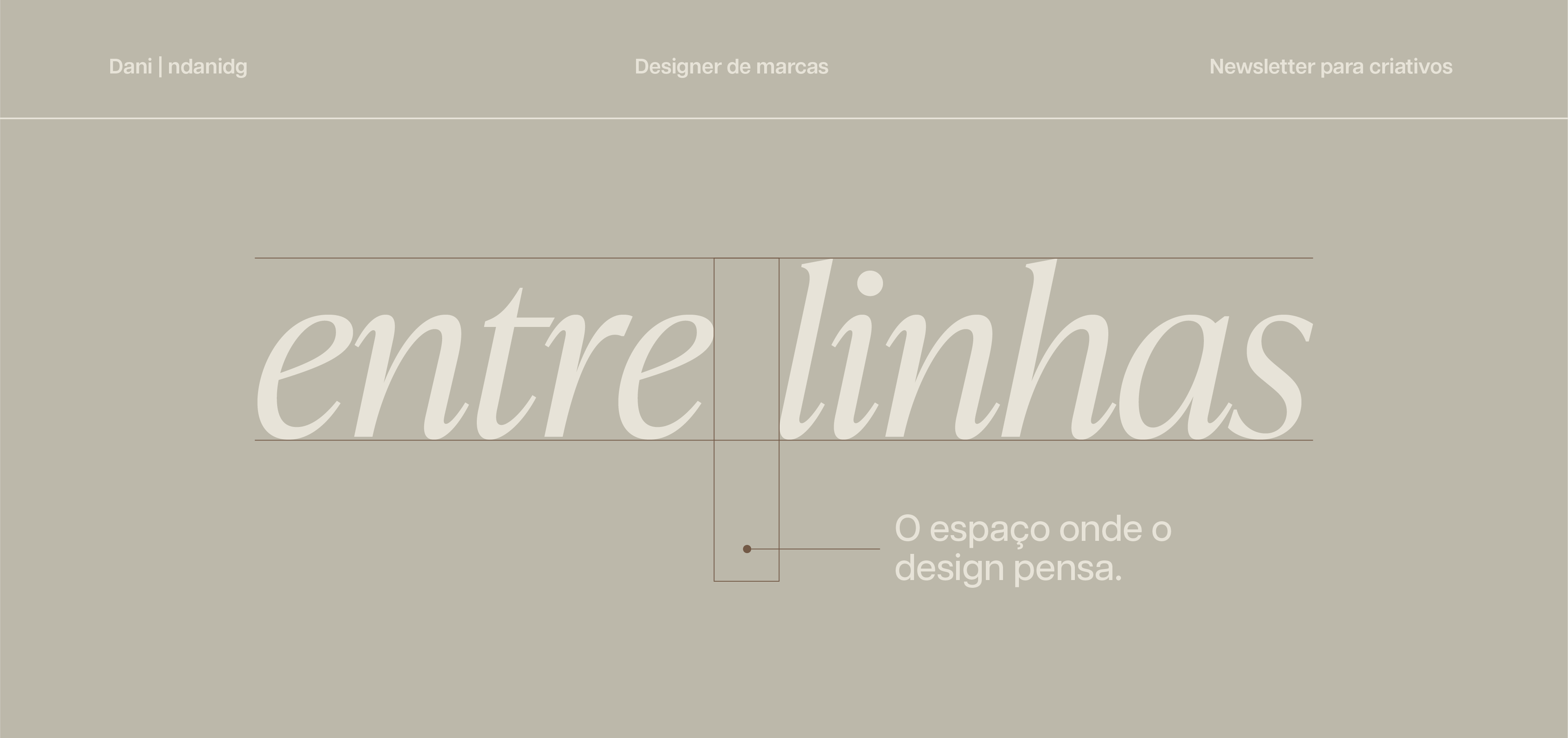 Entre Linhas — O espaço onde o design pensa.
